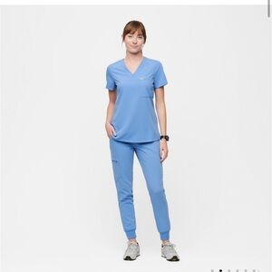 Catarina One-Pocket Scrub Top & Zamora Jogger Scrub Pants